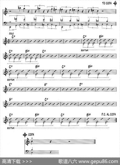 THEBRIDGE（jazz系列萨克斯谱）|sonny、rollins