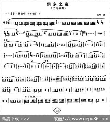 侗乡之夜|杨明