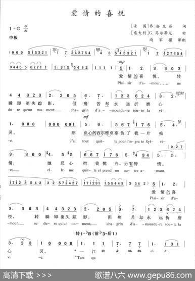 爱情的喜悦[法][意] - 弗洛里昂|马尔蒂尼
