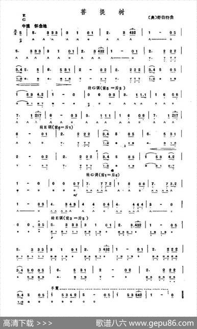 菩提树|[奥]舒伯特
