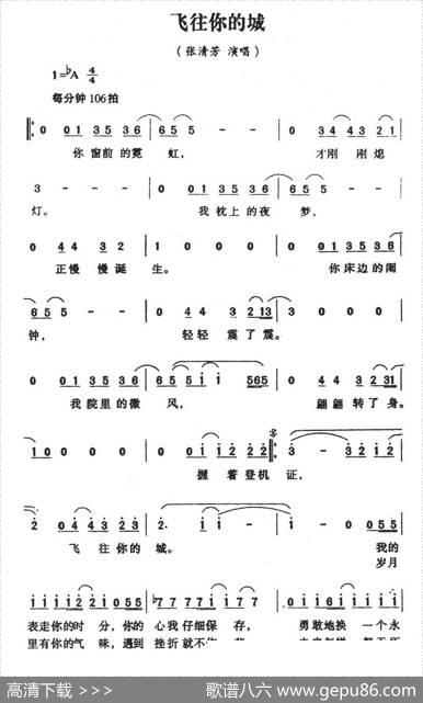 飞往你的城