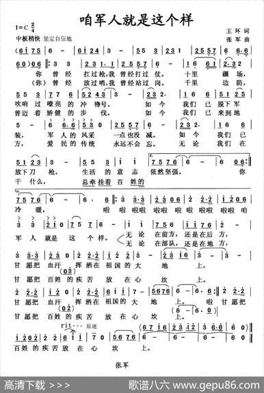 咱军人就是这个样 - 王环|张军