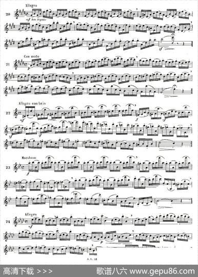 moyse-100首练习曲之15—28|moyse