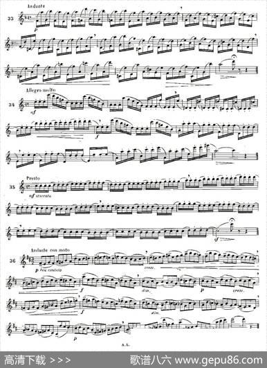moyse-100首练习曲之19—40|moyse