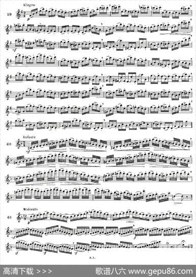 moyse-100首练习曲之50—66|moyse