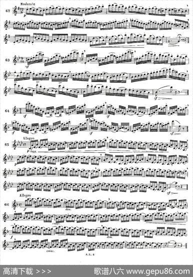 moyse-100首练习曲之50—66|moyse