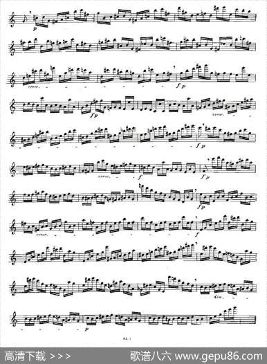 Moyse-25StudiesafterCzernyflute[10]（25首改编自车尔尼作品的练习曲）|Moyse