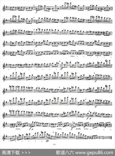Moyse-25StudiesafterCzernyflute之17（25首改编自车尔尼作品的练习曲）|Moyse