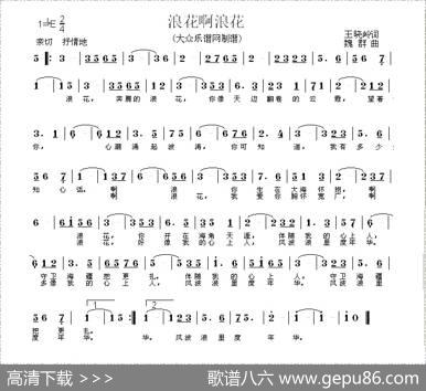 浪花啊，浪花 - 王晓岭|魏群