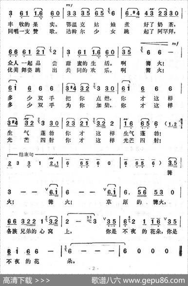 草原的篝火 - 胡晓伟|阿拉腾奥勒