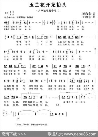 玉兰花开龙抬头 - 王和泉|王凯东