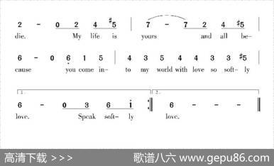 [美]温柔地倾诉（电影《教父》插曲） - L.库西克|N.罗塔