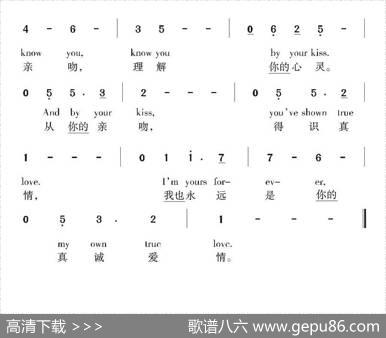 [美]真诚爱情（电影《乱世佳人》插曲） - 迈克·大卫|马克斯·施廷纳