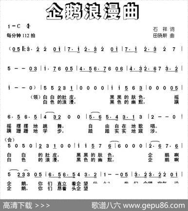 企鹅浪漫曲 - 石祥|田晓耕