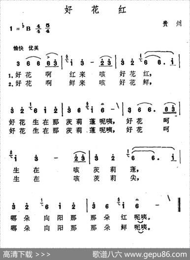 好花红（布依族山歌）