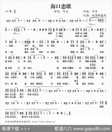 海口恋歌 - 田丰|田丰