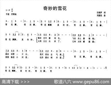 奇妙的雪花