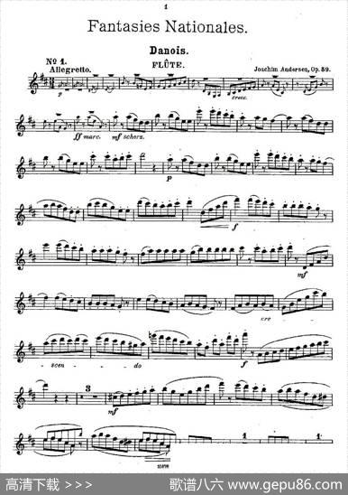Fantaisiesnationales.Op.59,1.|Andersen（安德森）