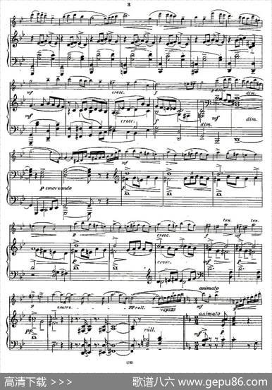 Fantaisiesnationales.Op.59,3.（长笛+钢琴伴奏）|Andersen（安德森）