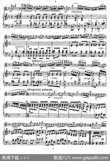 Fantaisiesnationales.Op.59,3.（长笛+钢琴伴奏）|Andersen（安德森）