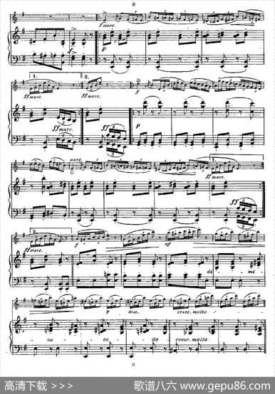 Fantaisiesnationales.Op.59,3.（长笛+钢琴伴奏）|Andersen（安德森）
