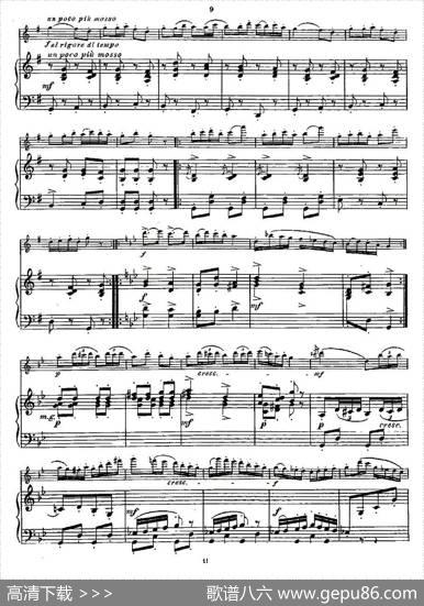Fantaisiesnationales.Op.59,3.（长笛+钢琴伴奏）|Andersen（安德森）