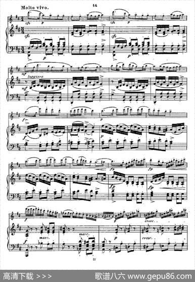 Fantaisiesnationales.Op.59,4.（长笛+钢琴伴奏）|Andersen（安德森）