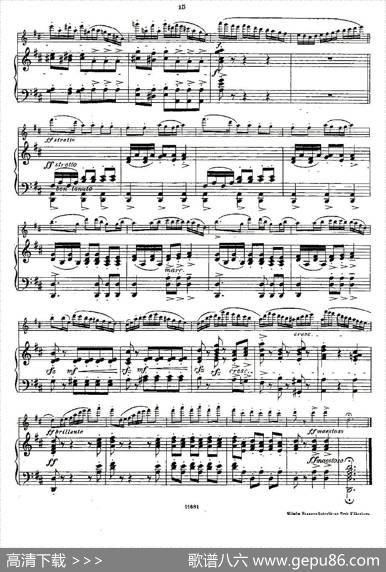 Fantaisiesnationales.Op.59,4.（长笛+钢琴伴奏）|Andersen（安德森）