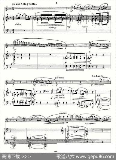 Fantaisiesnationales.Op.59,4.（长笛+钢琴伴奏）|Andersen（安德森）