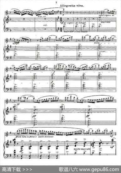 Fantaisiesnationales.Op.59,4.（长笛+钢琴伴奏）|Andersen（安德森）