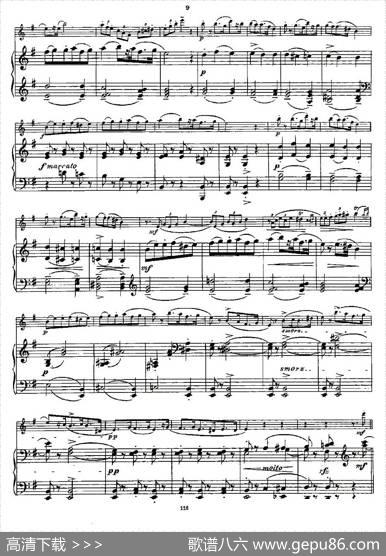 Fantaisiesnationales.Op.59,4.（长笛+钢琴伴奏）|Andersen（安德森）