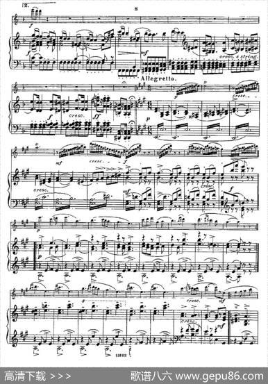 Fantaisiesnationales.Op.59,5.（长笛+钢琴伴奏）|Andersen（安德森）