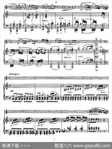 Fantaisiesnationales.Op.59,6.（长笛+钢琴伴奏）|Andersen（安德森）