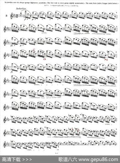 12首大技巧练习曲之3|Moyse（莫伊斯）