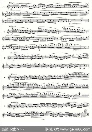 简易音阶练习100首之1-19（moyse-100studiesaftercramer）|莫伊斯Moyse