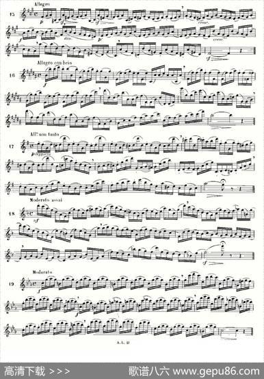 简易音阶练习100首之1-19（moyse-100studiesaftercramer）|莫伊斯Moyse