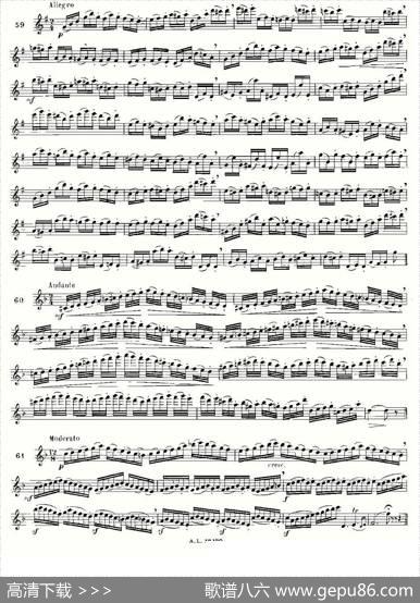 简易音阶练习100首之50-66（moyse-100studiesaftercramer）|莫伊斯Moyse