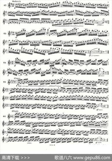 简易音阶练习100首之50-66（moyse-100studiesaftercramer）|莫伊斯Moyse
