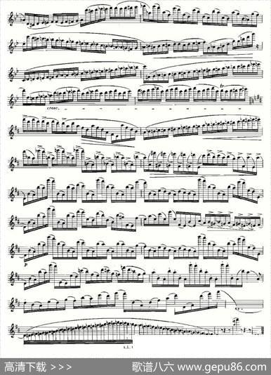 基于维尼亚夫斯基练习曲的10首长笛练习曲之6（Moyse-10StudiesAfterWieniawski）|莫伊斯Moyse