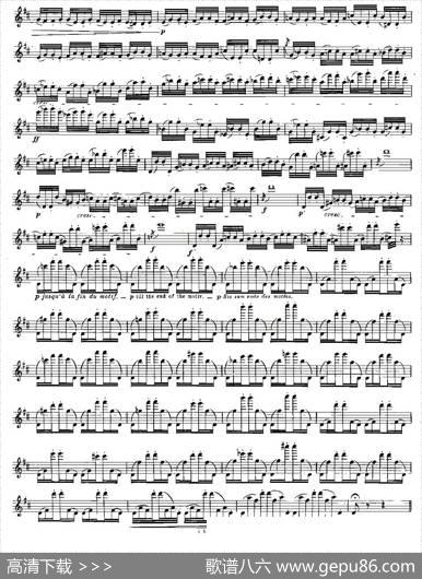 基于维尼亚夫斯基练习曲的10首长笛练习曲之8（Moyse-10StudiesAfterWieniawski）|莫伊斯Moyse