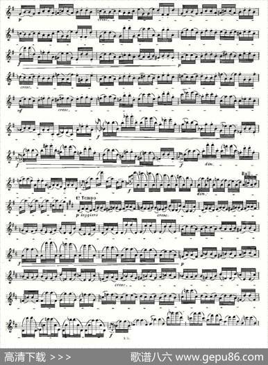基于维尼亚夫斯基练习曲的10首长笛练习曲之8（Moyse-10StudiesAfterWieniawski）|莫伊斯Moyse