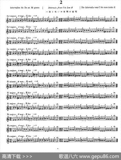 初级练习之2（AlphonseLudec-DebutantFlutiste）|莫伊斯Moyse