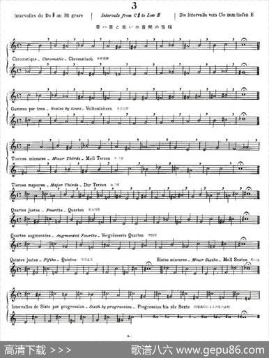 初级练习之3（AlphonseLudec-DebutantFlutiste）|莫伊斯Moyse