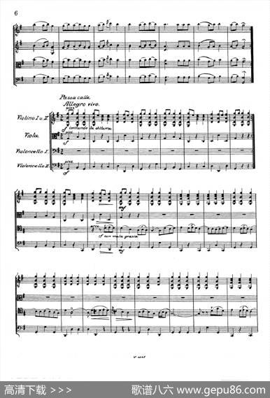 马德里街道小夜曲（弦乐四重奏）|Boccherini（伯克里尼）