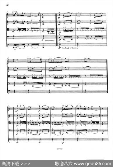 马德里街道小夜曲（弦乐四重奏）|Boccherini（伯克里尼）