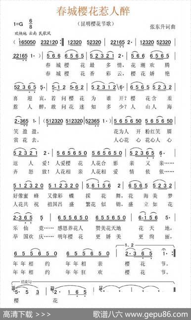 春城樱花惹人醉 - 张东升|张东升