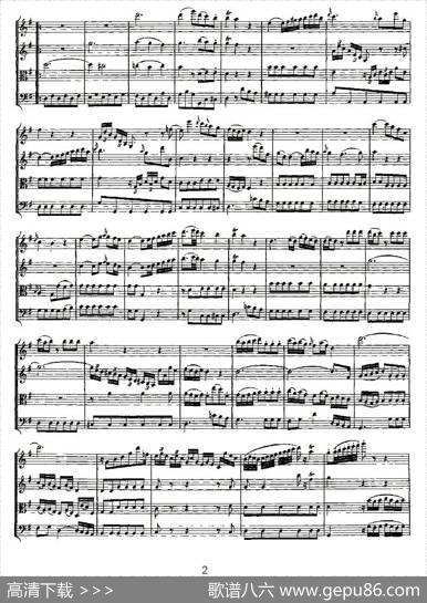 QuartetNo.1inGMajor,K.80（G大调第一弦乐四重奏）|[奥]莫扎特