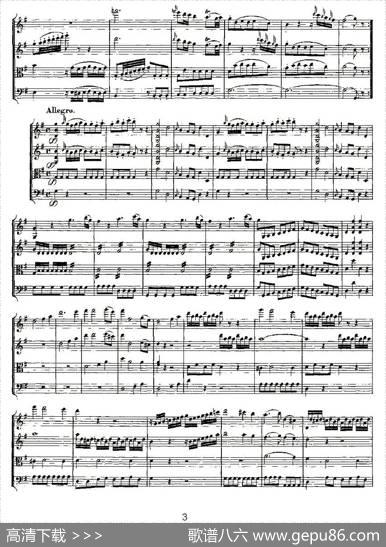 QuartetNo.1inGMajor,K.80（G大调第一弦乐四重奏）|[奥]莫扎特