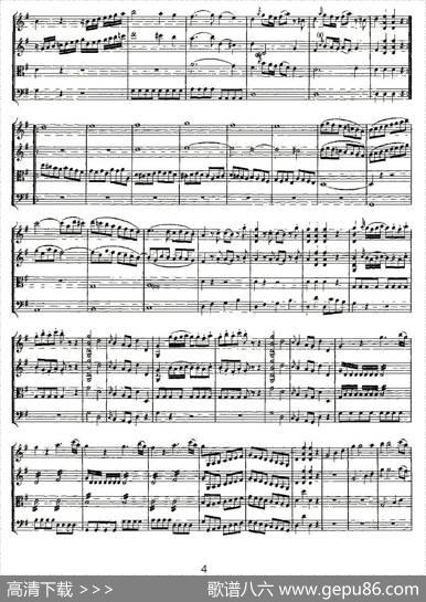 QuartetNo.1inGMajor,K.80（G大调第一弦乐四重奏）|[奥]莫扎特