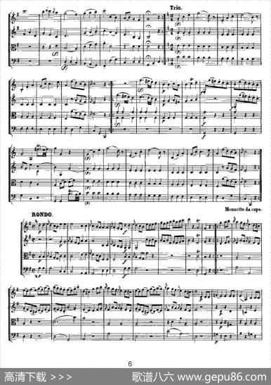 QuartetNo.1inGMajor,K.80（G大调第一弦乐四重奏）|[奥]莫扎特